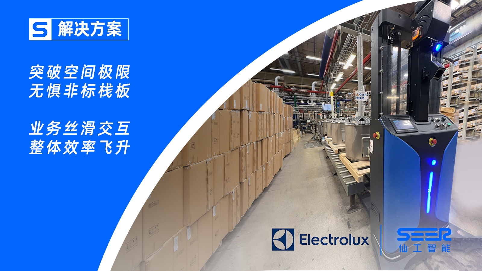 突破極限間隙 1CM！仙工智能助力 Electrolux 瑞典工廠多流程自動(dòng)化